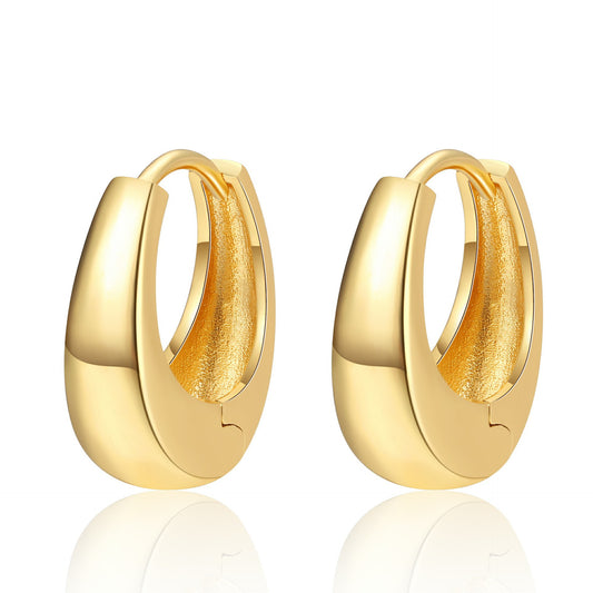 Úchvatný Zlatý Náušnice pro každodenní nošení