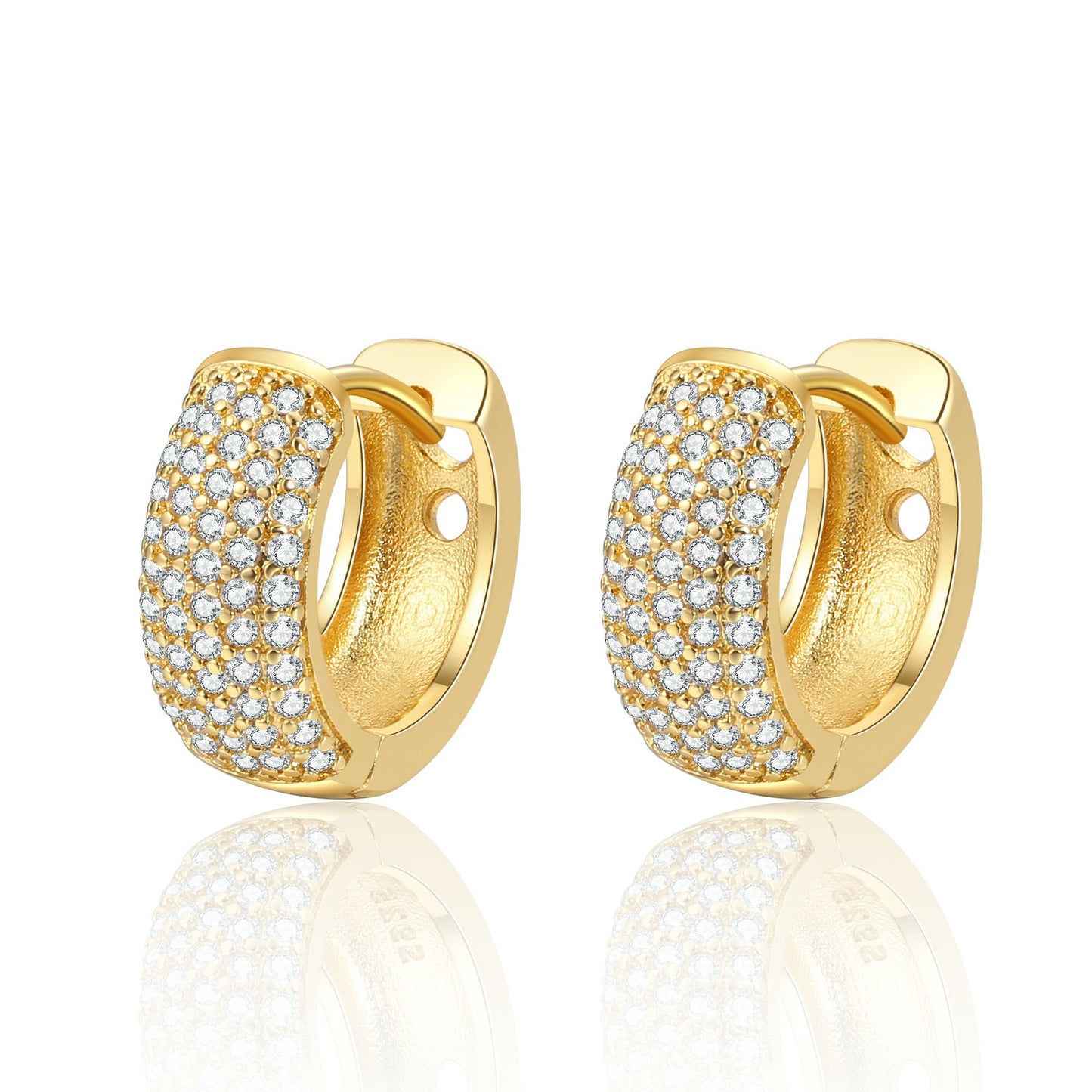 Úchvatný Zlatý Náušnice pro každodenní nošení