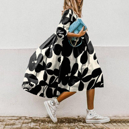 AS | Midi šaty s potiskem