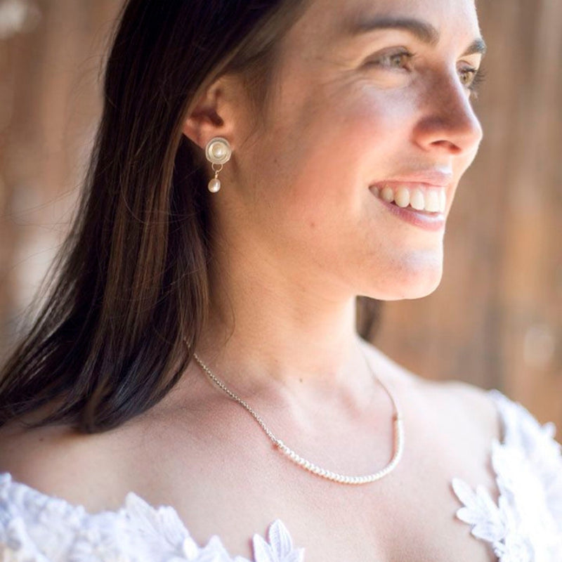 Romantický Perlový Náušnice pro zvláštní chvíle