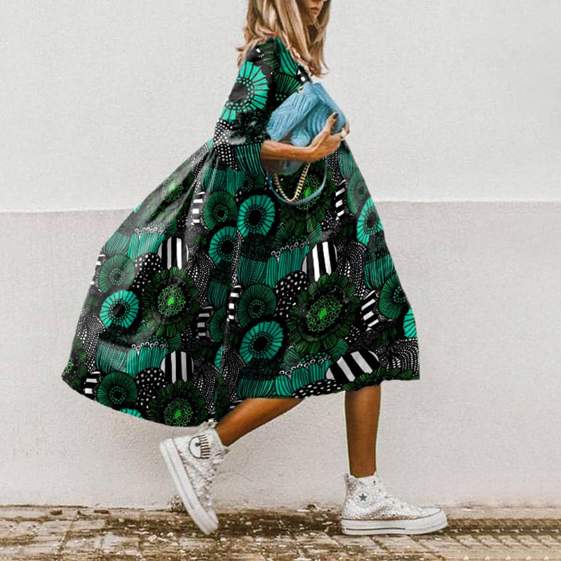 AS | Midi šaty s potiskem