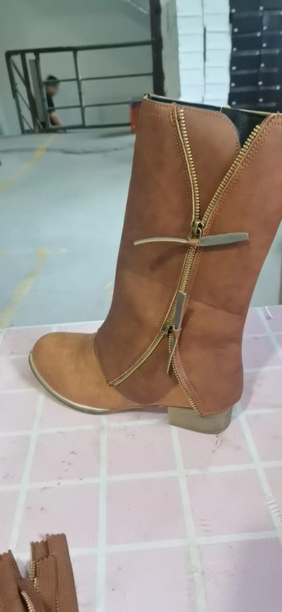 Elegantní Ortopedické Kozačky s Unikátním Designem