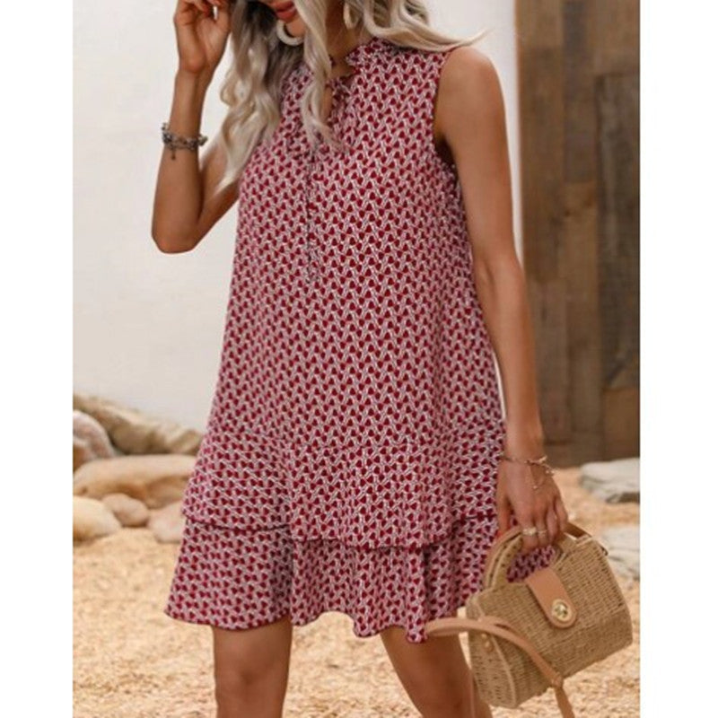 AS | Boho Print Shift Midi šaty