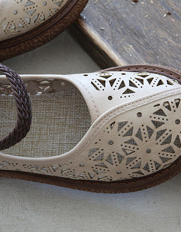 AS | Květinové boty s výřezem na nohou