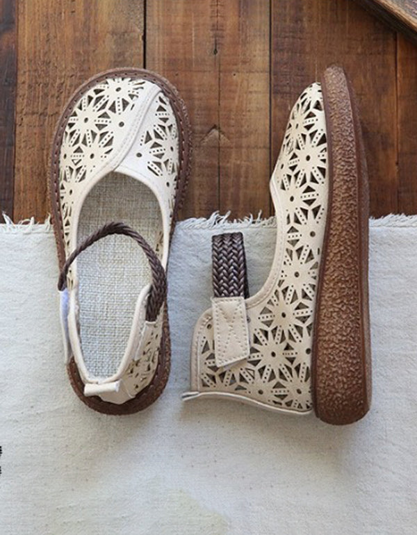 AS | Květinové boty s výřezem na nohou