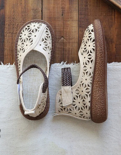 AS | Květinové boty s výřezem na nohou