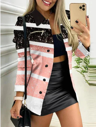AS | Elegantní geometrická bunda pro ženy