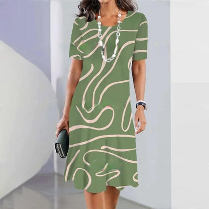 AS | Midi šaty s potiskem