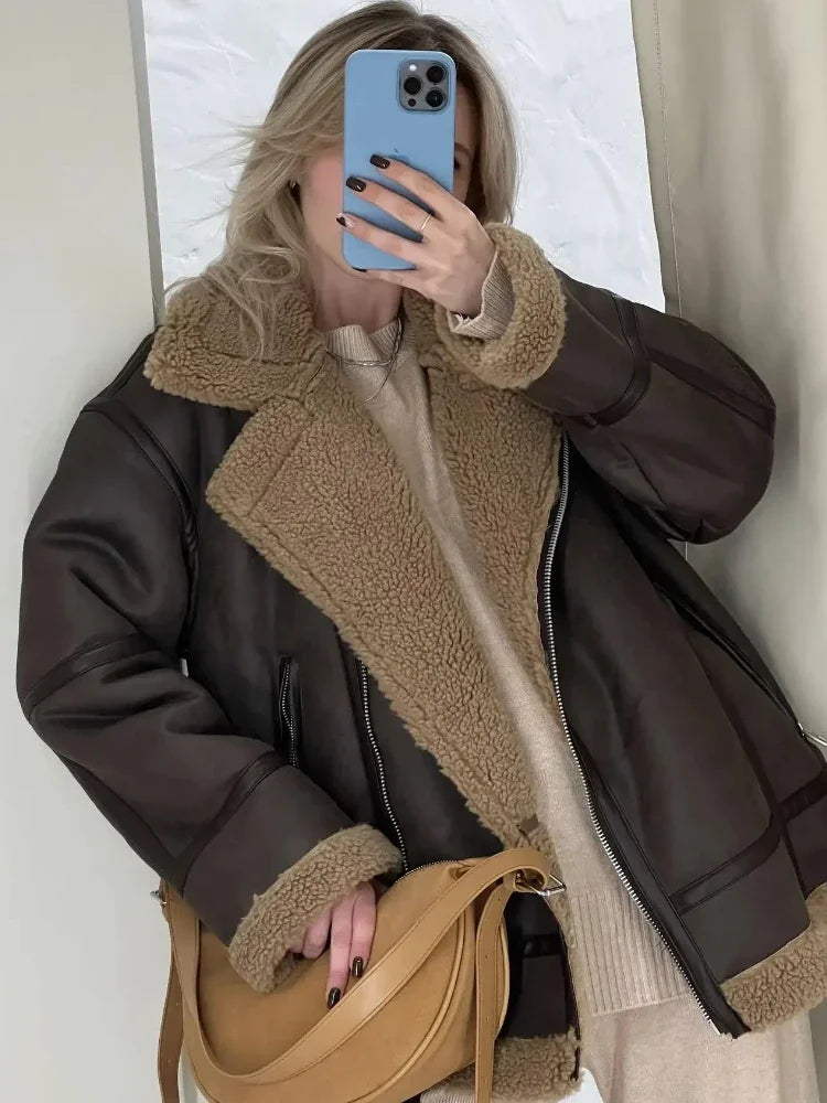 Klasický vintage Bunda