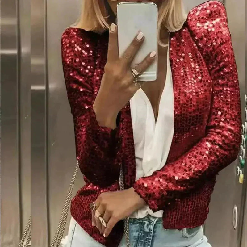 AS | elegantní flitrové sako