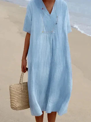 AS | Midi šaty s výstřihem do V