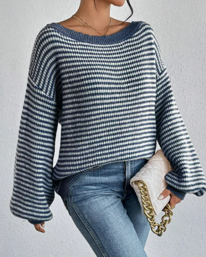 Svetr v nadčasovém vintage stylu