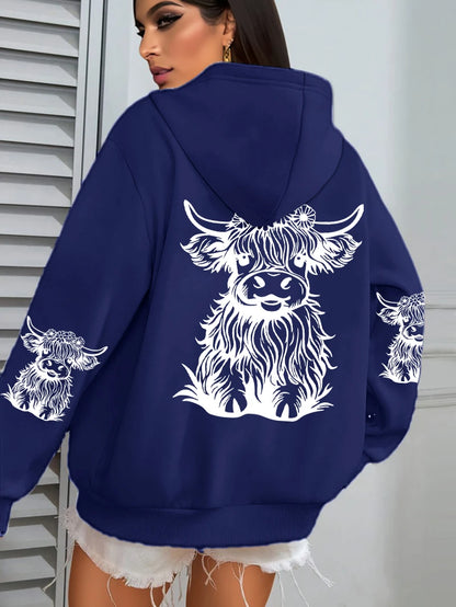 Luxusní a půvabný Mikina s kapucí