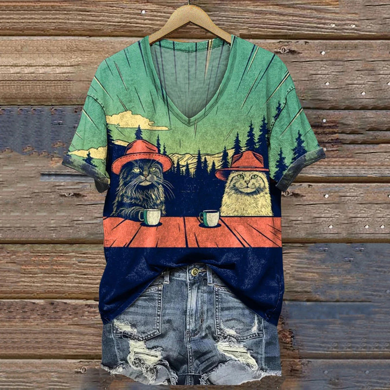 Tričko inspirovaný vintage