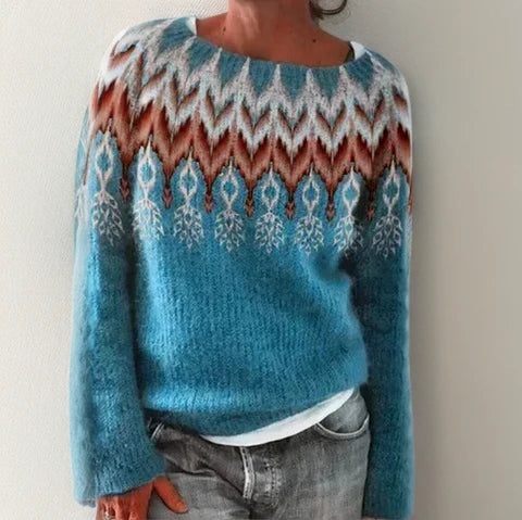 Svetr v nadčasovém vintage stylu