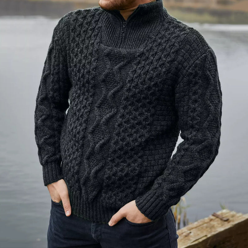 Klasický vintage Svetr