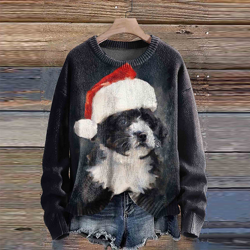 Klasický vintage Svetr