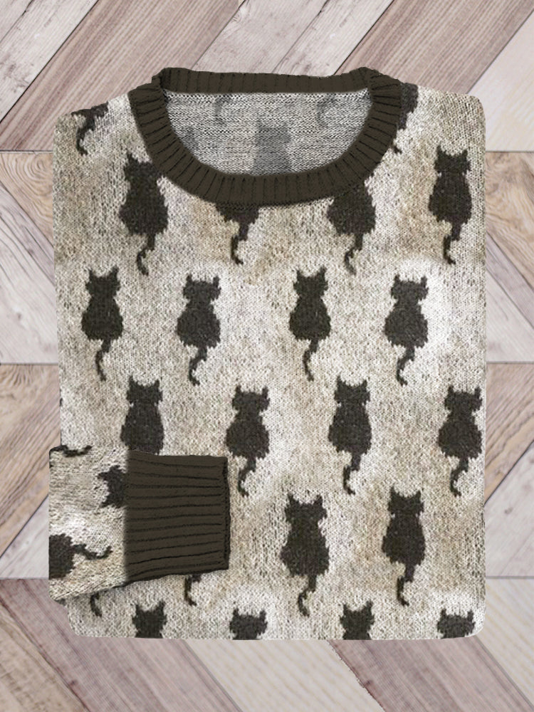 Klasický vintage Svetr
