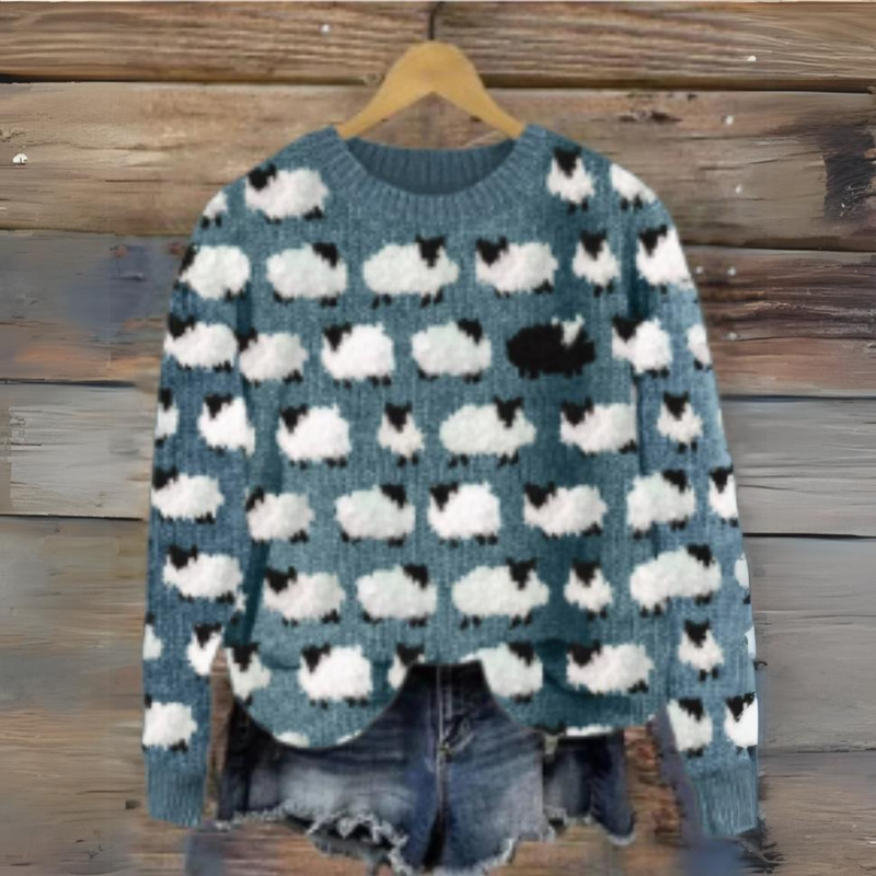 Svetr v nadčasovém vintage stylu