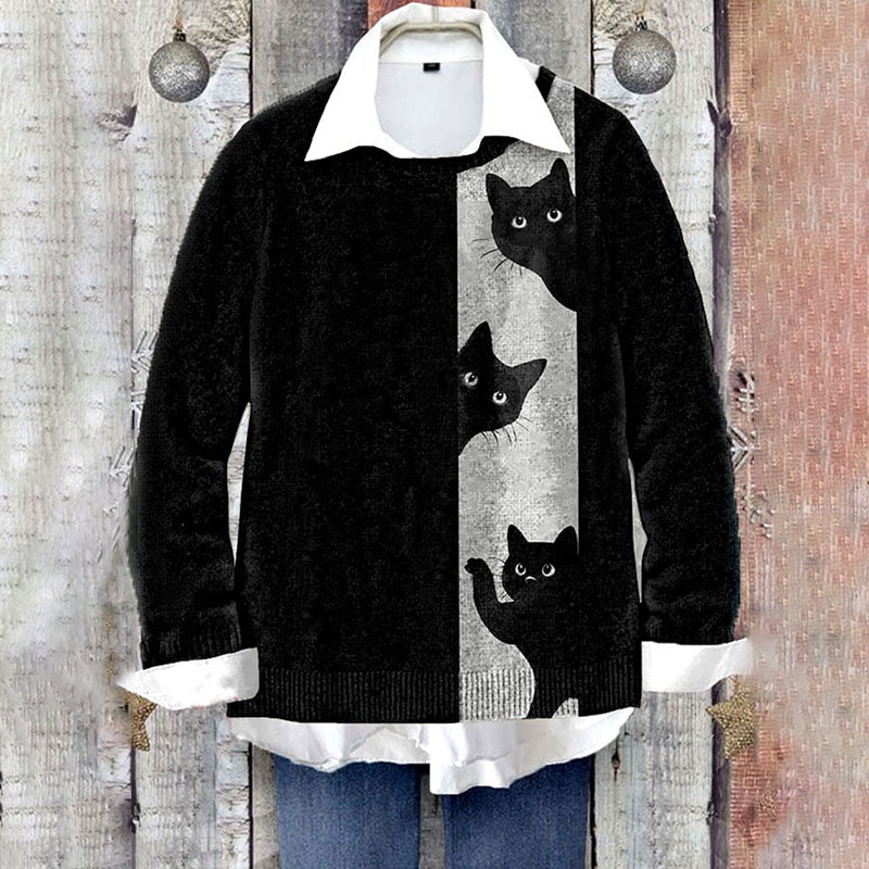 Svetr v nadčasovém vintage stylu
