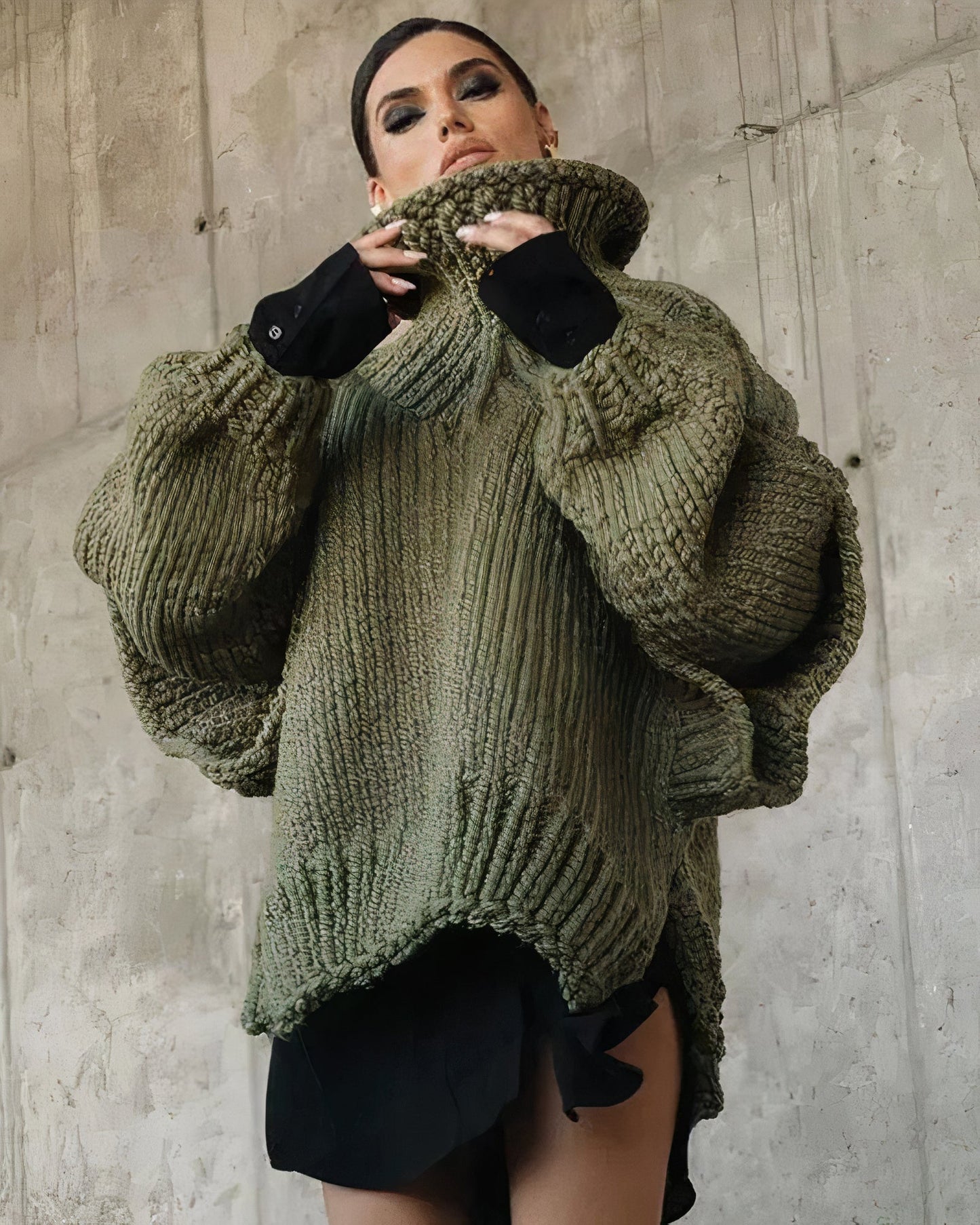 Nadčasový svetr ve vintage stylu