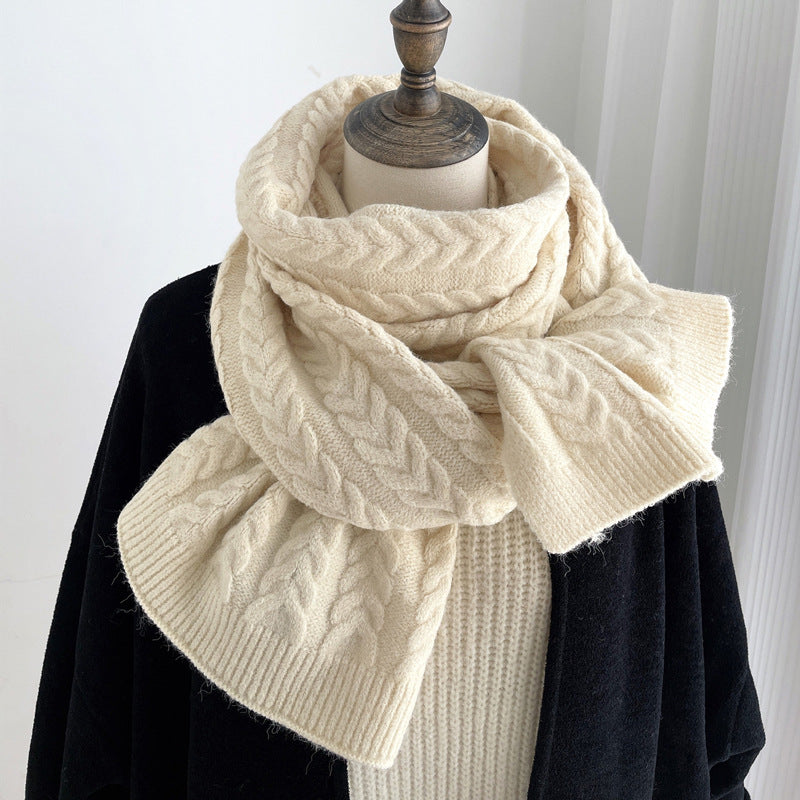 Vintage Cross Knit Soft Warm Retro Comfy Shawl elevenforest