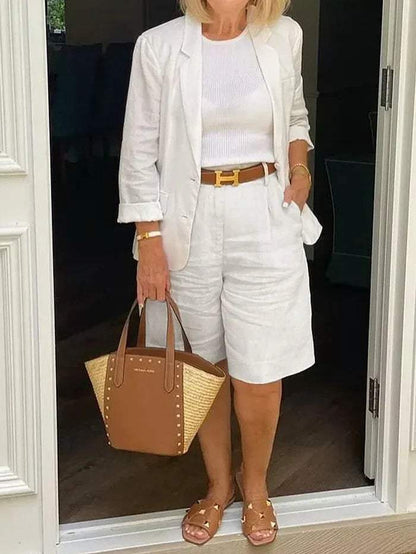 AS | Elegantní sako a šortky - Stylové - Ideální pro teplé dny