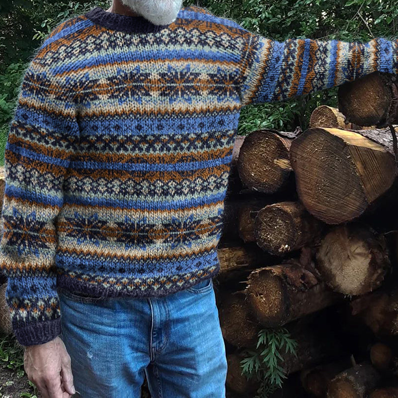 Svetr v nadčasovém vintage stylu