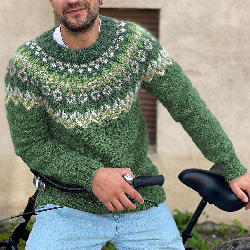 Svetr v nadčasovém vintage stylu