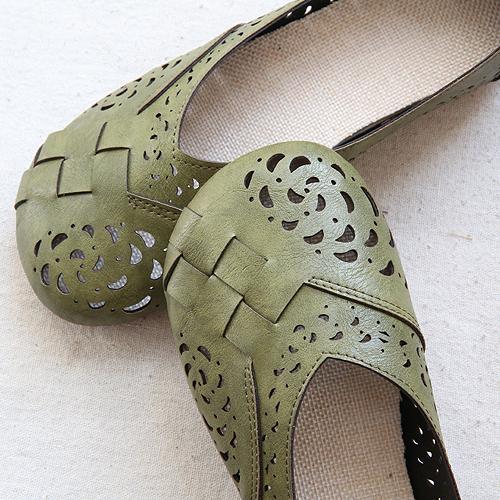 AS | Prodyšné kožené boty ve vintage stylu