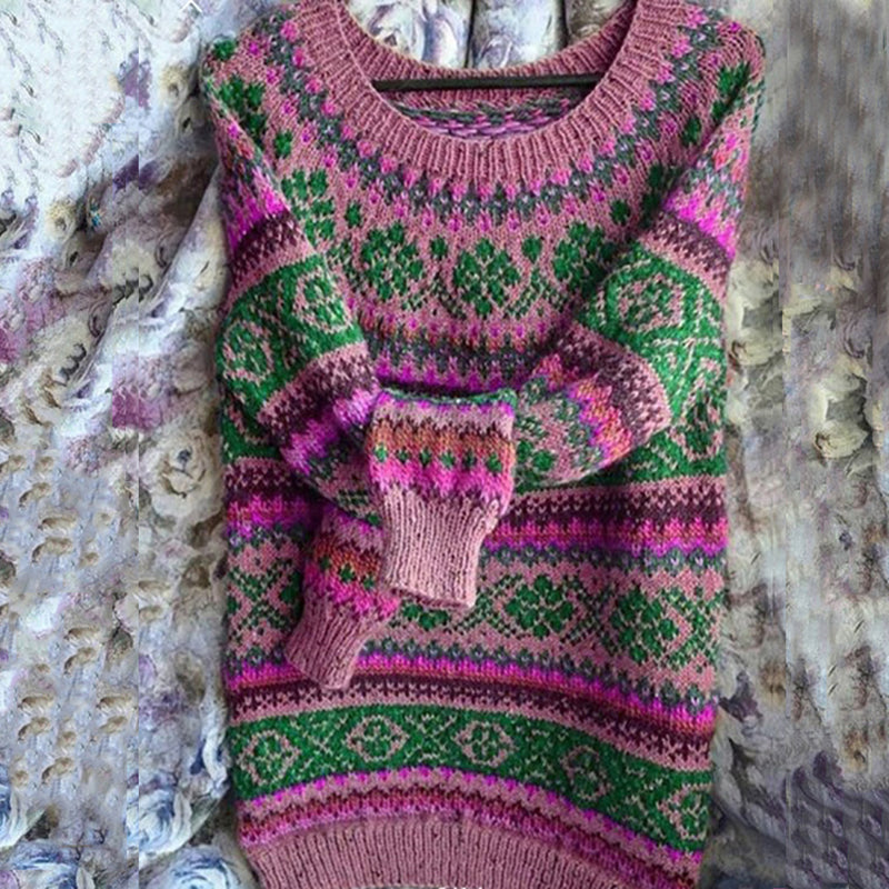 Klasický vintage Svetr