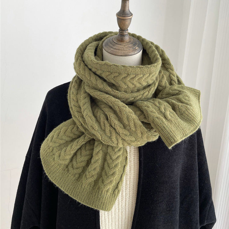 Vintage Cross Knit Soft Warm Retro Comfy Shawl elevenforest