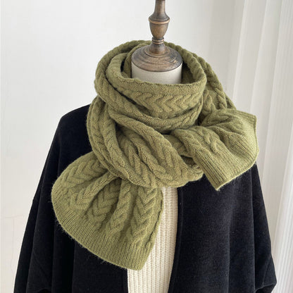 Vintage Cross Knit Soft Warm Retro Comfy Shawl elevenforest