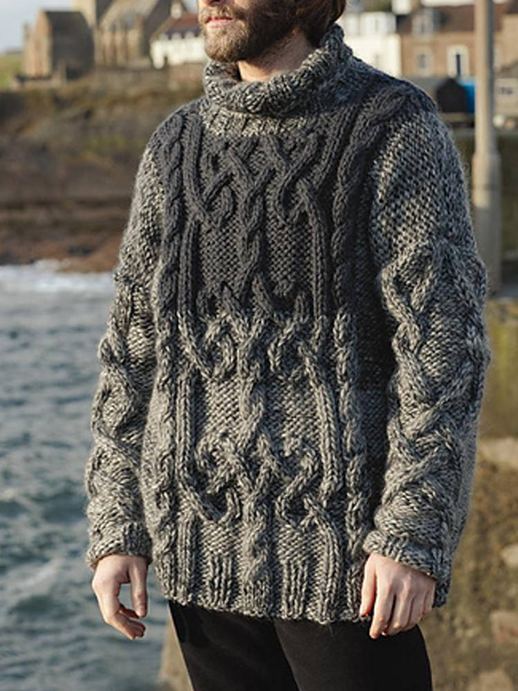 Klasický vintage Svetr