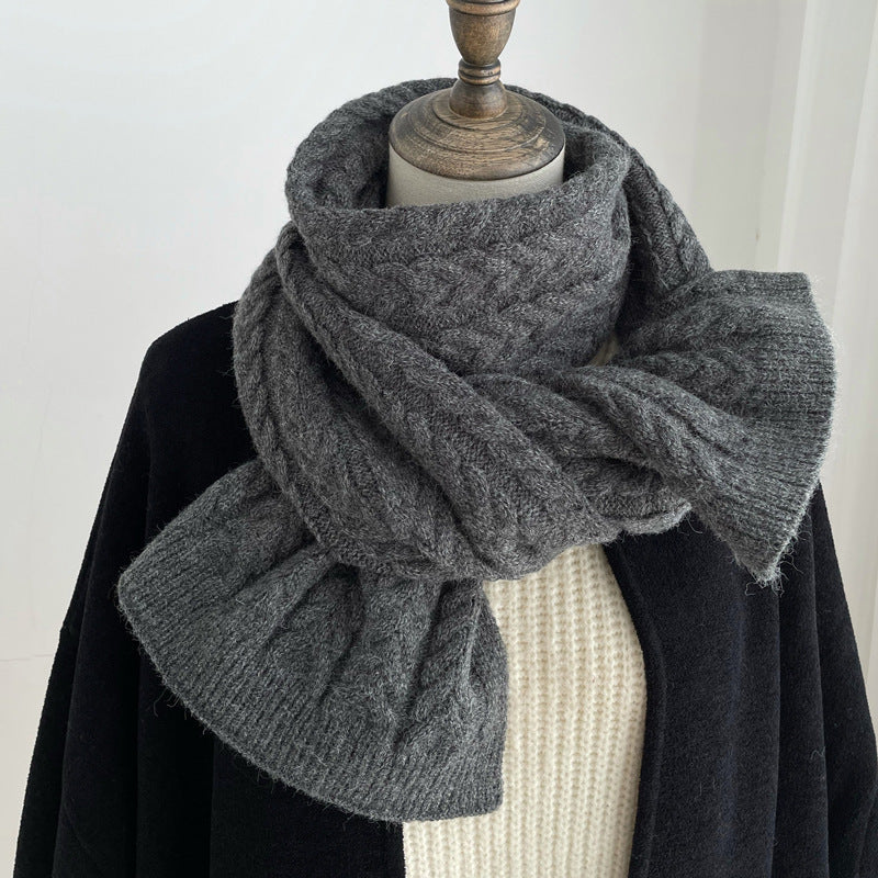 Vintage Cross Knit Soft Warm Retro Comfy Shawl elevenforest