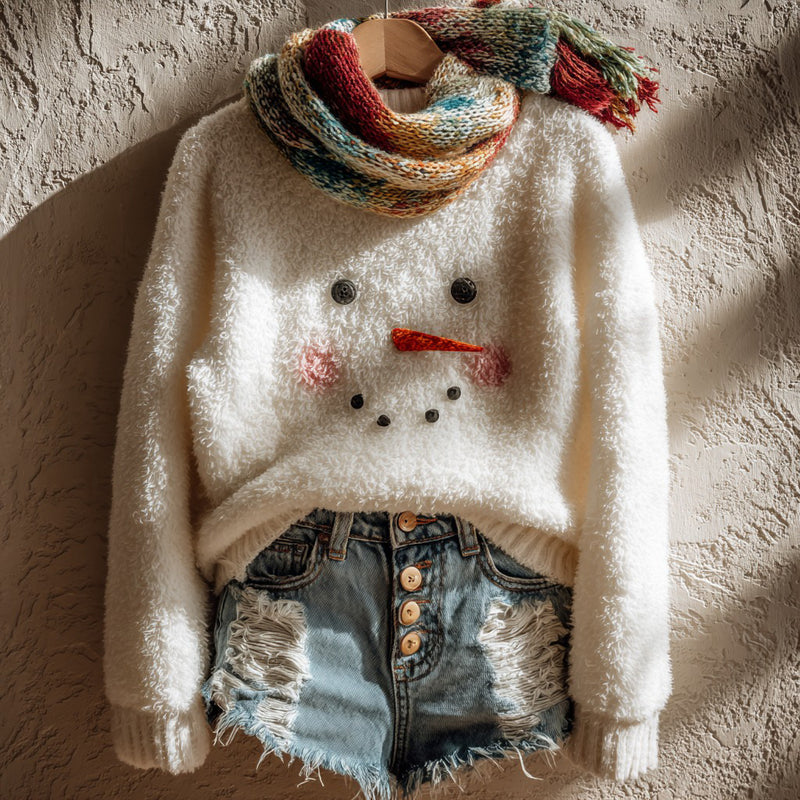Klasický vintage Svetr
