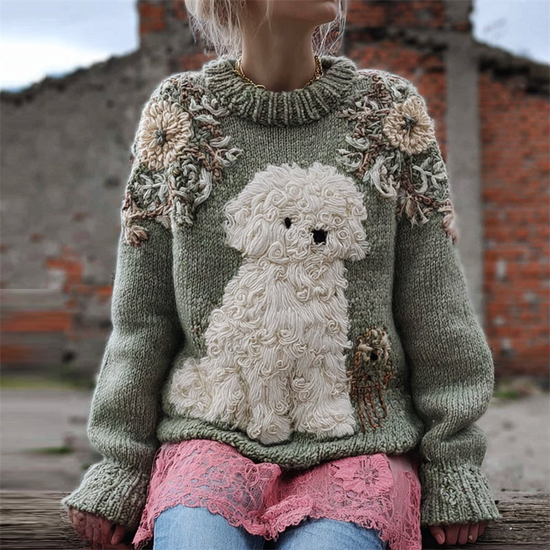 Svetr v nadčasovém vintage stylu