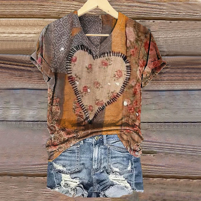 Tričko v nadčasovém vintage stylu