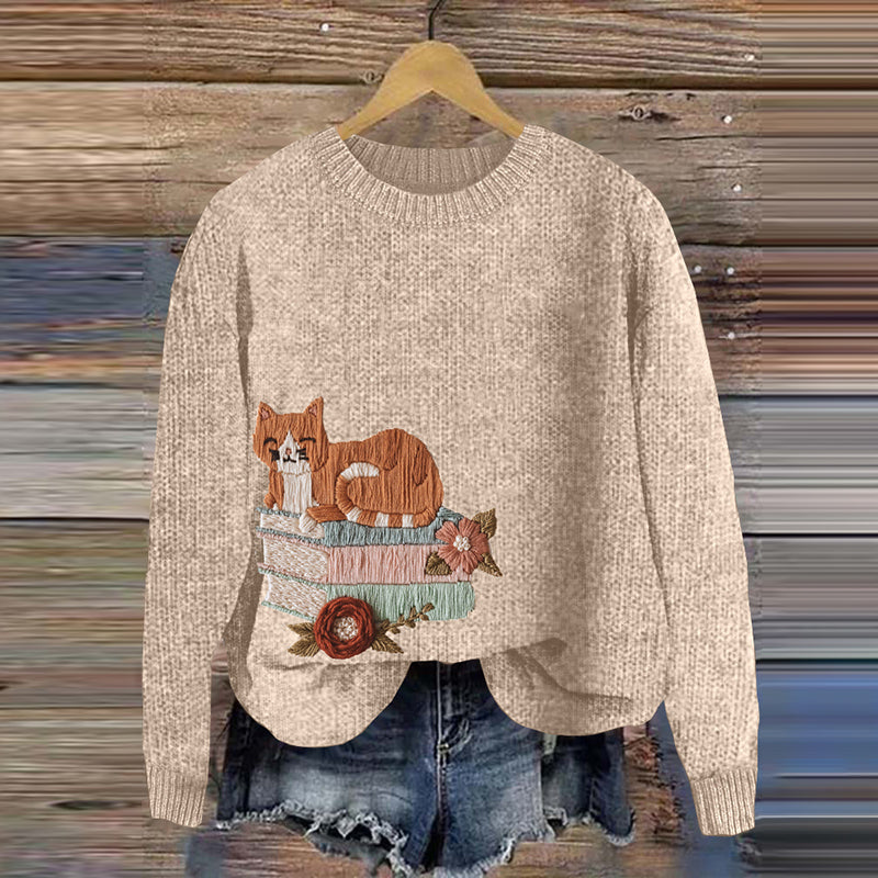 Svetr v nadčasovém vintage stylu