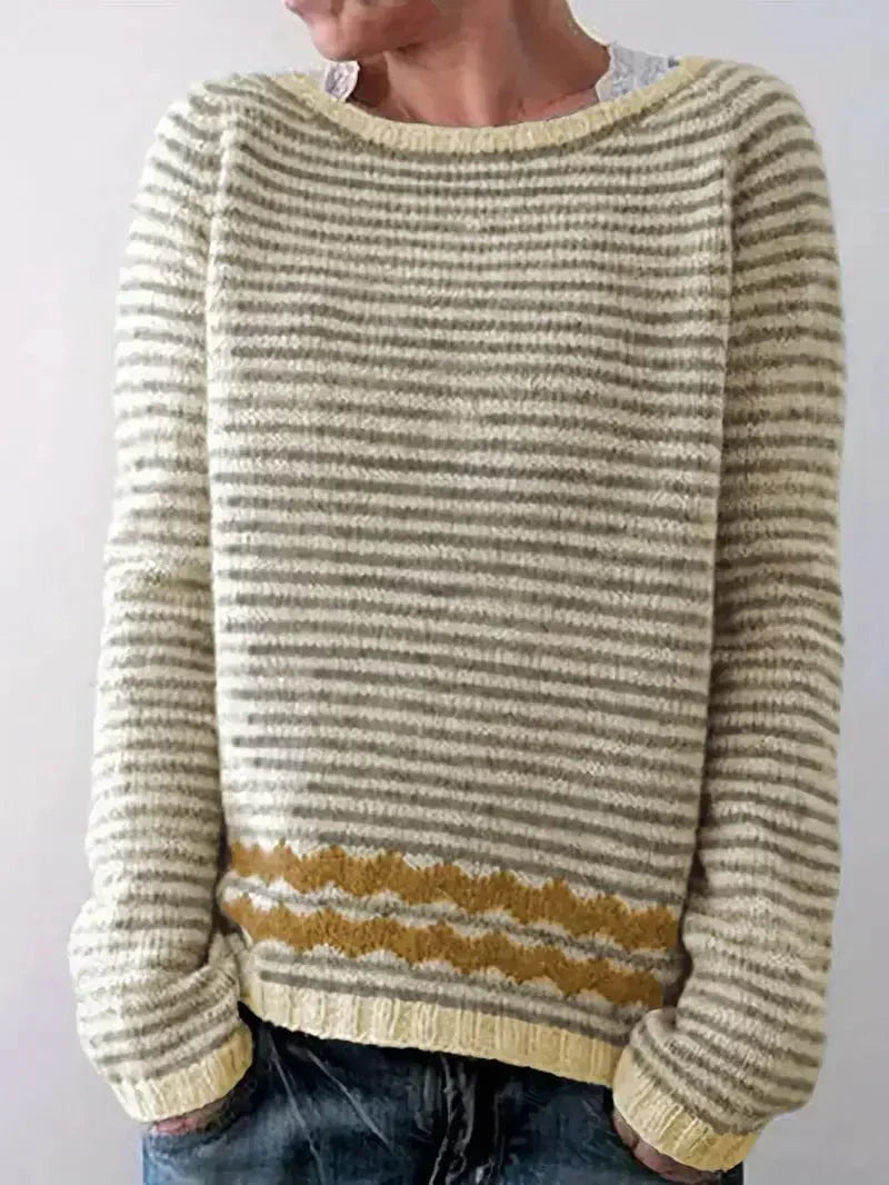 Svetr v nadčasovém vintage stylu