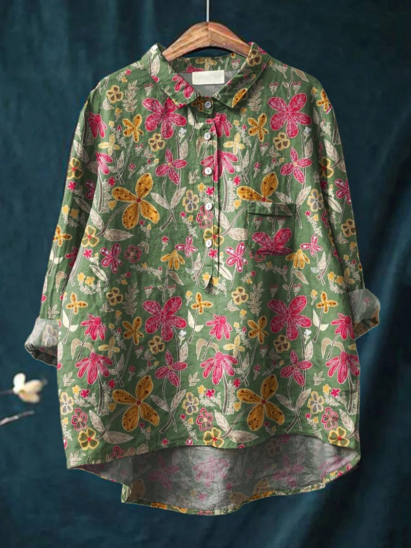 Košile v nadčasovém vintage stylu