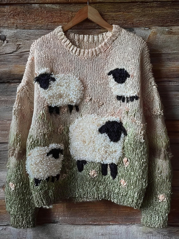 Klasický vintage Svetr