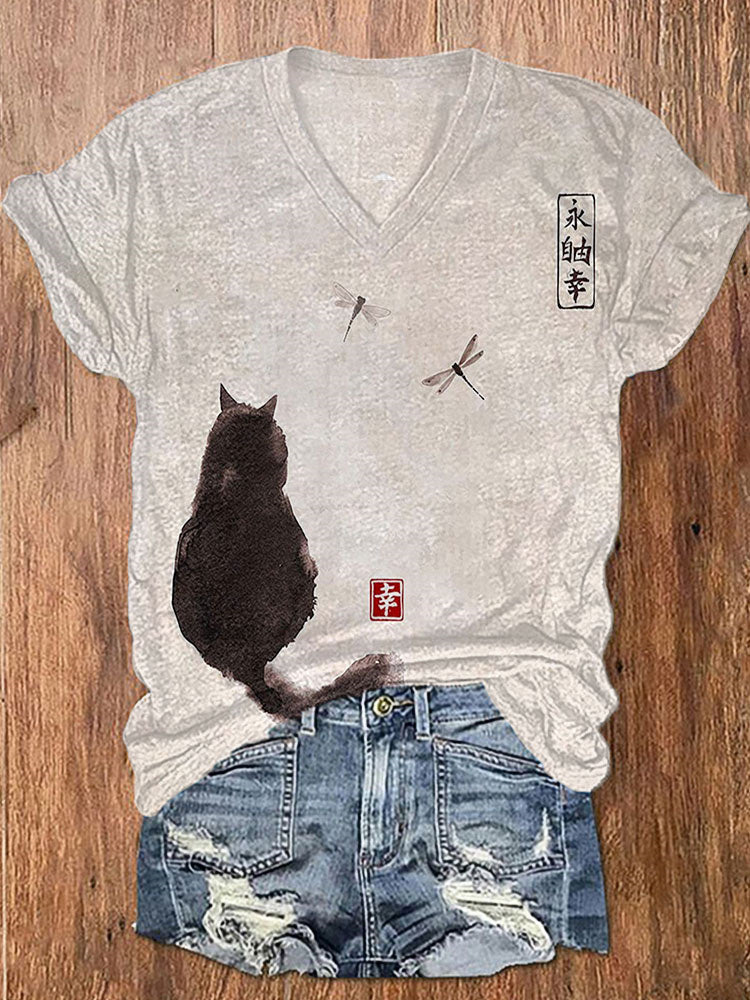 Klasický vintage Tričko