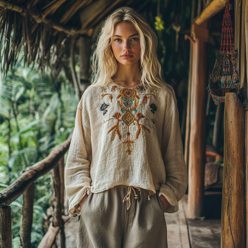 Halenka inspirovaný vintage