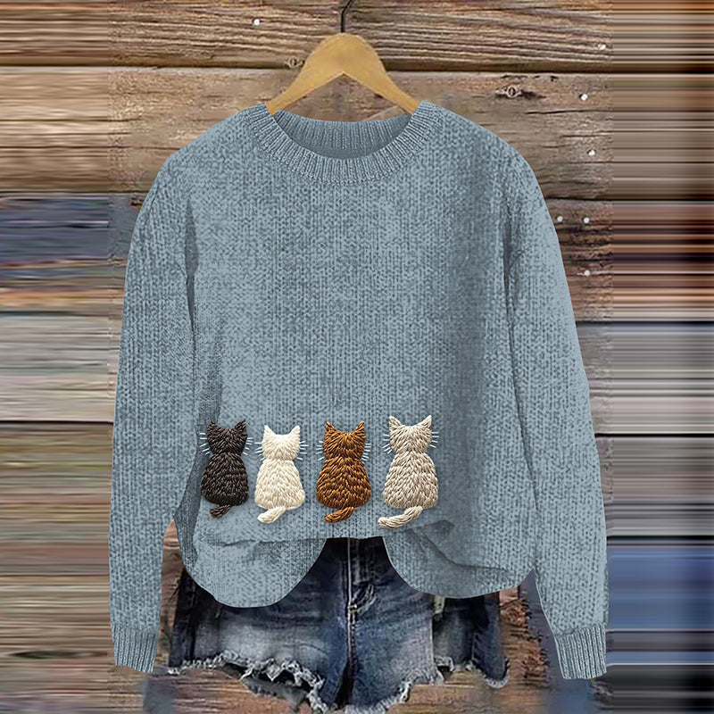 Svetr v nadčasovém vintage stylu