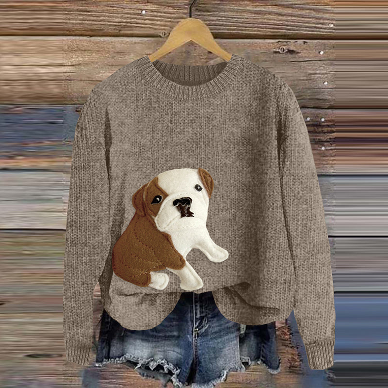 Svetr v nadčasovém vintage stylu