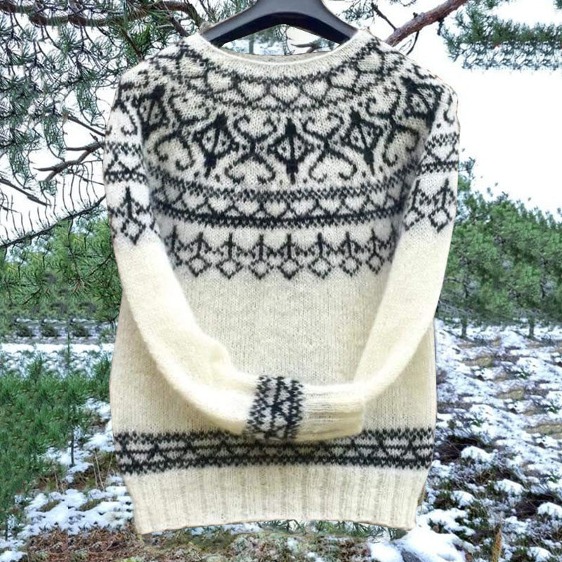 Svetr v nadčasovém vintage stylu
