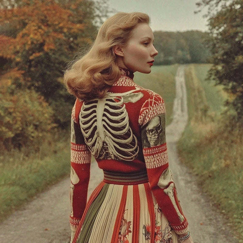 Svetr v nadčasovém vintage stylu