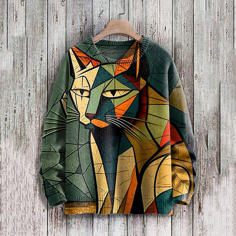 Svetr v nadčasovém vintage stylu