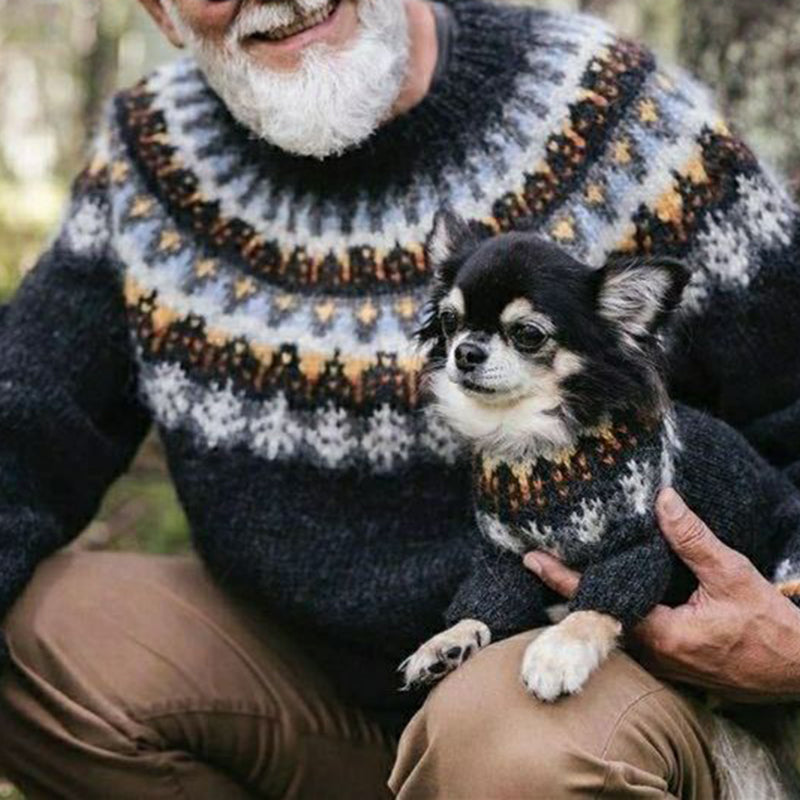 Svetr v nadčasovém vintage stylu